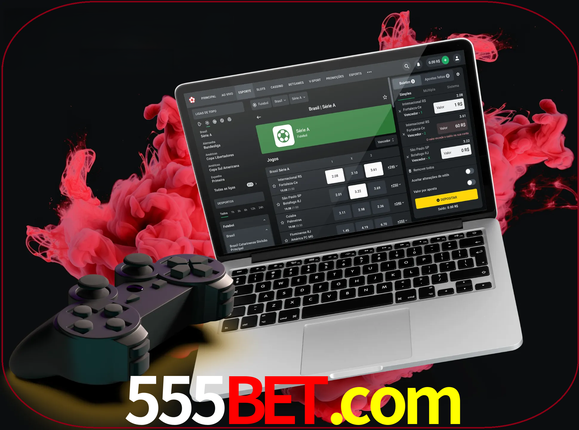 Visite a secção especial de jogos de vídeo em 555bet para descobrir em que jogos pode apostar e ganhar muito dinheiro.